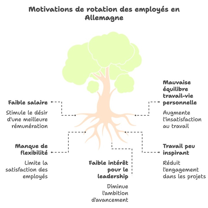 Quelles sont les motivations des employés allemands à changer de travail