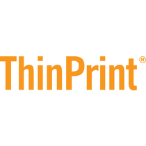 Thinprint logo orange on white rgb